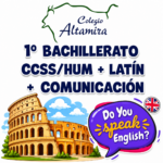 1BACH: LOTE COMPLETO Opción CCSS/Humanidades + Latín + Comunicación Oral en Inglés