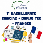 1BACH: LOTE COMPLETO Opción Ciencias y tecnología + Dibujo Técnico + Francés