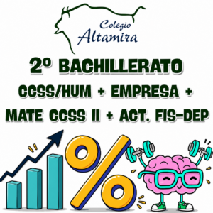2BACH: LOTE COMPLETO Opción CCSS/Humanidades + Empresa + Matemáticas CCSS II + Actividad Físico-Deportivas