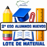 LOTE MATERIAL 2º ESO ALUMNOS NUEVOS