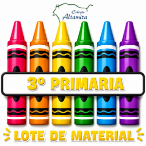 LOTE MATERIAL 3º PRIMARIA CON DICCIONARIO