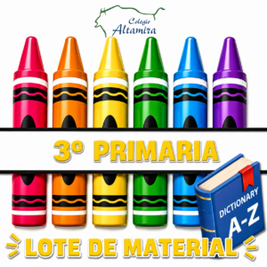 LOTE MATERIAL 3º PRIMARIA SIN DICCIONARIO